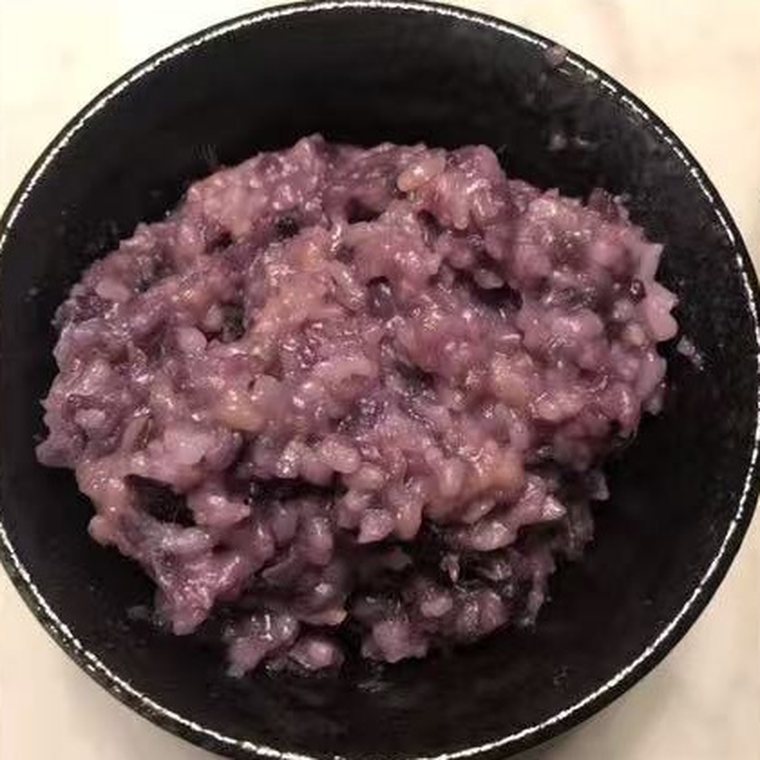 Black rice congee
